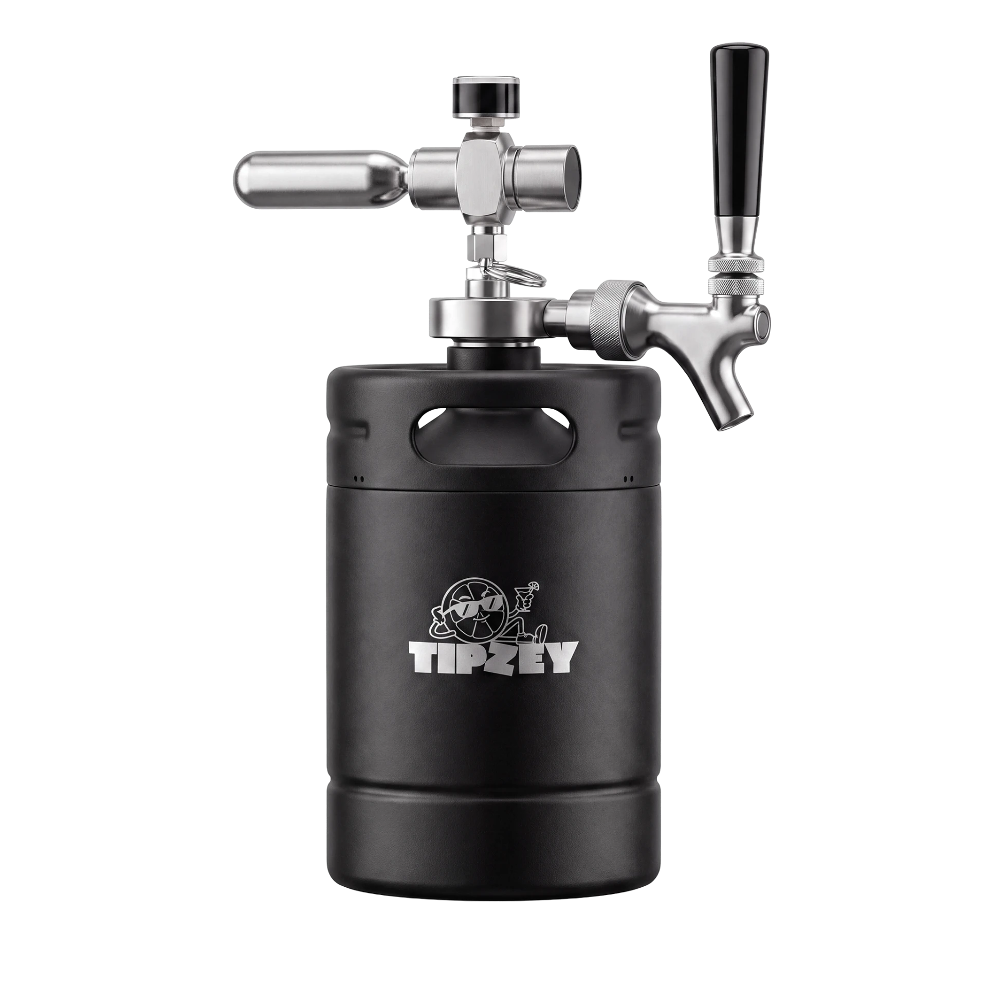 Matte Black Tipzey mini keg